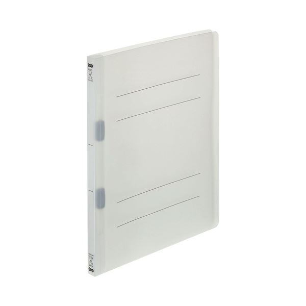 TANOSEE 【お徳用セット】 TANOSEE フラットファイル （再生PP） A4タテ セミワイド 150枚収容 背幅18m..