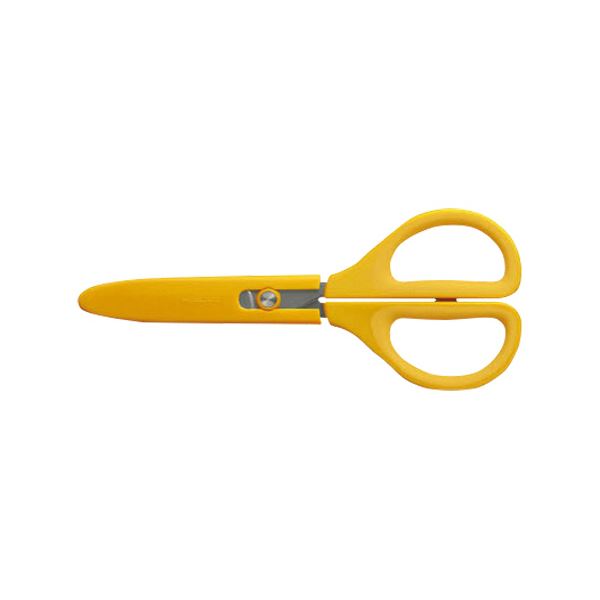 KOKUYO コクヨ 【お徳用セット】 コクヨ ハサミ （サクサ） グルーレス刃 刃渡り65mm 黄 ハサ-P280Y 1本 【×10セット】 【お徳用 まとめ買い お買い得 業務用 割引 セット販売】 文房具・事務用品 文具 オフィス用品 はさみ