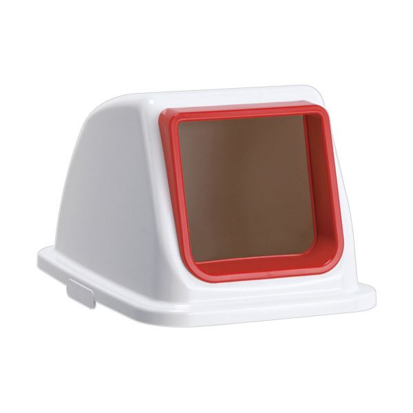 テラモト エコ分別カラーペールW 65蓋 もえるゴミ （オープン） 赤 DS-194-712-2 1個 本体別売 （ 掃除用品 事務用品 清掃 オフィス用品 日用品雑貨 ゴミ箱 ダストボックス お掃除 ）