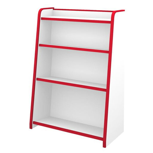 【 キッズ家具 子供部屋 】 子供用 ブックシェルフ / 本棚 【幅63.3cm レッド】 日本製 高耐久性 知育家具 EVAキッズシリーズ ほんだな 【完成品】 【 キッズ家具 子供部屋 】 子供用 ブックシェルフ / 本棚 【幅63.3cm レッド】 日本製 高耐久性 知育家具 EVAキッズシリーズ ほんだな 【完成品】