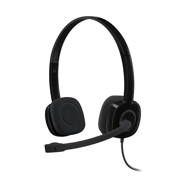 ロジクール ステレオヘッドセットH151 ブラック H151R 1個 【×10セット】 【お徳用 まとめ買い お買い得 業務用 割引 セット販売】