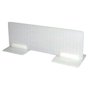 【45個セット お徳用 まとめ買い お買い得 お徳用セット】 サッ取り 仕切り板 【S ホワイト】 引出し内寸高さ9cm以上用 カット可 〔引き出し内 デスク 押し入れ〕 【お徳用 まとめ買い お買い得 業務用 割引 セット販売】