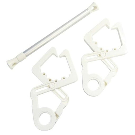 〔30個セット〕 クロスフック 洗濯ハンガー用フック 約幅14.2×奥行1.7×高さ24cm 2個組 ポール付き 洗濯用品 ランドリー用品 〔30個セット〕 クロスフック 洗濯ハンガー用フック 約幅14.2×奥行1.7×高さ24cm 2個組 ポール付き 洗濯用品 ランドリー用品