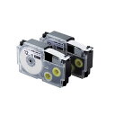 ELECOM エレコム ネームランド用互換テープ / 白 / 黒文字 / 8m / 12mm幅 / 2個パック CTC-CXR12WE-2P 【×2セット】 【お徳用 まとめ買い お買い得 業務用 割引 セット販売】 文房具・事務用品 文具 オフィス用品 ラベルシール・プリンタ