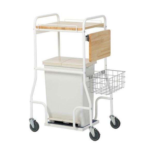 テラモト おむつ回収カートII DS-240-102-0 1台 小回りが利いて取り扱いも簡単です。ダイエット・健康 健康器具 介護用品 介護用品