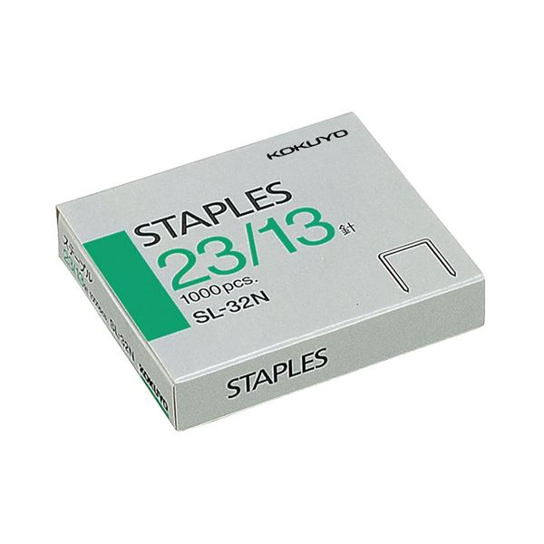 KOKUYO コクヨ 【お徳用セット】 コクヨ ステープル針 23 / 13号針100本連結×10個入 SL-32N 1セット （10箱） 【×2セット】 【お徳用 まとめ買い お買い得 業務用 割引 セット販売】 文房具・事務用品 文具 オフィス用品 ホッチキス・ステープラー