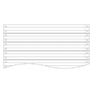 トッパンフォームズ ストックフォーム9×11インチ 1P ライン入 0913L1 1ケース （2000枚） 【×2セット】..