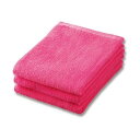 業務用スレンカラーフェイスタオル ピンク 1パック (3枚) 【×20セット】 【お徳用 まとめ買い お買い得 業務用 割引 セット販売】 リネン タオル バスタオル