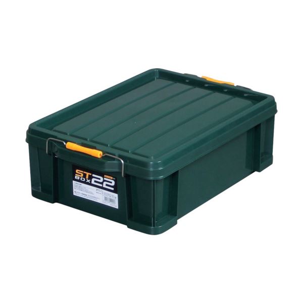 アステージ STボックス DKグリーン#22 ST-22DGL 1個 【×10セット】 【お徳用 まとめ買い お買い得 業務用 割引 セット販売】 （ 掃除用品 文房具・事務用品 生活雑貨 オフィス用品 日用品雑貨 日用消耗品 文房具 お掃除 ）