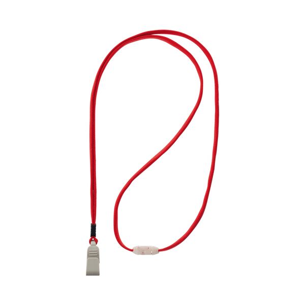 【ライオン事務器 lion 事務 事務用文具】 名札用ストラップ レッドN-11AP 1本 【×50セット】 【お徳用..