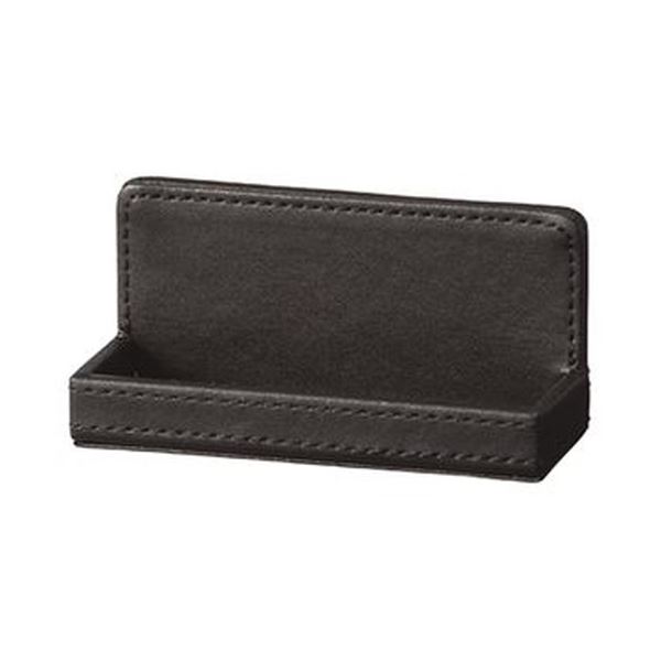 【お徳用セット まとめ買い 割安 セット販売】 ワールドクラフト レザーカードスタンド ブラック WL-CD-BK 1個【×20セット】