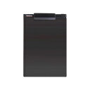 TRUSCOペンホルダー付クリップボード (マグネット付) A4縦 黒 TCBM-A4E-BK 1個 【×30セット】 【 まとめ買い お買い得 業務用 割引 ...
