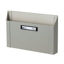 TANOSEE 【お徳用セット】 TANOSEE マグネットボックス (貼り表紙) A4サイズ グレー 1個 【×10セット】 【お徳用 まとめ買い お買い得 業務用 割引 セット販売】