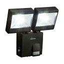 オーム電機 LEDセンサーライト (乾電池式 2灯2W) LS-B224D-K 1台 【×3セット】 【お徳用 まとめ買い お買い得 業務用 割引 セット販売】