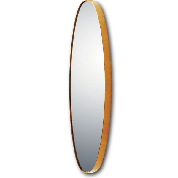 スリムラインミラー オーバルロング アンティークゴールド MIRROR / お部屋にアクセントをつける個性豊かなオリジナルミラーが多数。生活用品・インテリア・雑貨 インテリア・家具 ミラー・鏡