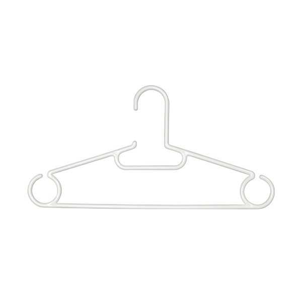 【お徳用セット まとめ買い 割安 セット販売】 シンコハンガー リビドハンガー ファミリー5P 41cm パールホワイト 1セット(5本) 【×30セット】