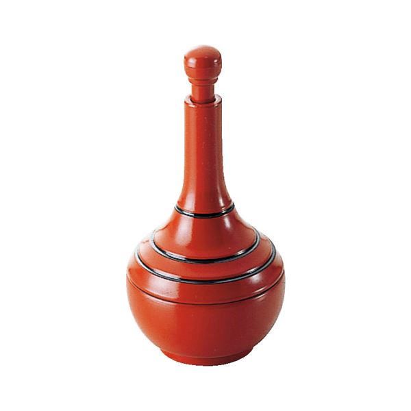 鶴首七味入 / 和食器 【朱黒ひも M】 直径53×113mm 日本製 〔和食 レストラン 居酒屋 店舗 業務用 キッチン 厨房 お店〕 キッチン用品・食器・調理器具 日用雑貨・キッチン用品 キッチン 台所用品