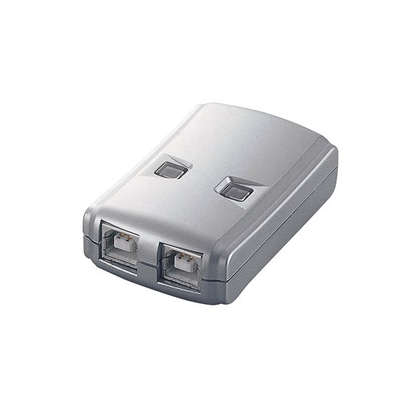 ELECOM エレコム PC機器 USB2.0手動切替器 2切替 USS2-W2 2台のパソコンで1台のUSBプリンタやストレー..