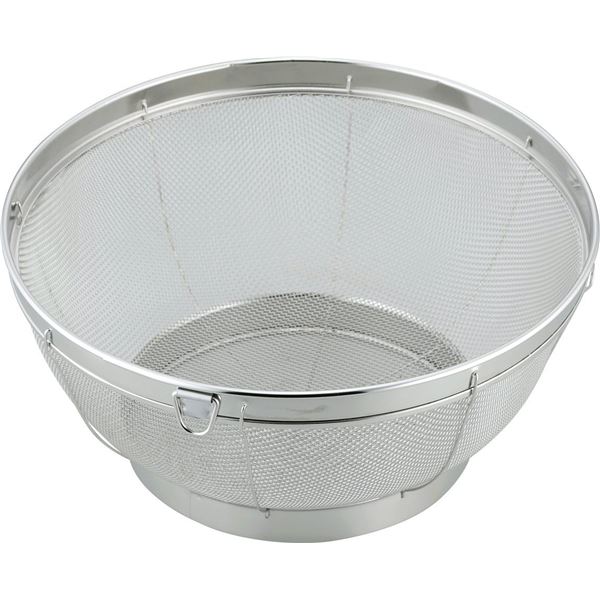 ステンレス 深型 ざる / 調理器具 【27cm 3個セット】 リング付き 吊り下げ収納可 お手入れ簡単 SUIグート 〔キッチン 台所〕 【 キッチン用品・食器・調理器具 日用雑貨・キッチン用品 調理器具・製菓器具 キッチン ボウル ざる 】