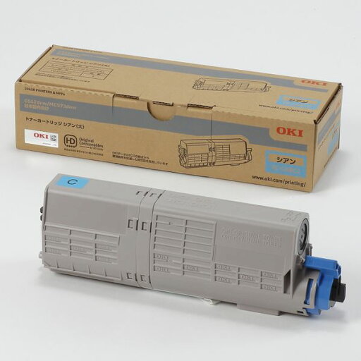 OKIデータ トナーカートリッジ (大) シアン (MC573dnw / C542dnw) TC-C4BC2 OKIデータ トナーカートリッジ (大) シアン (MC573dnw / C542dnw) TC-C4BC2