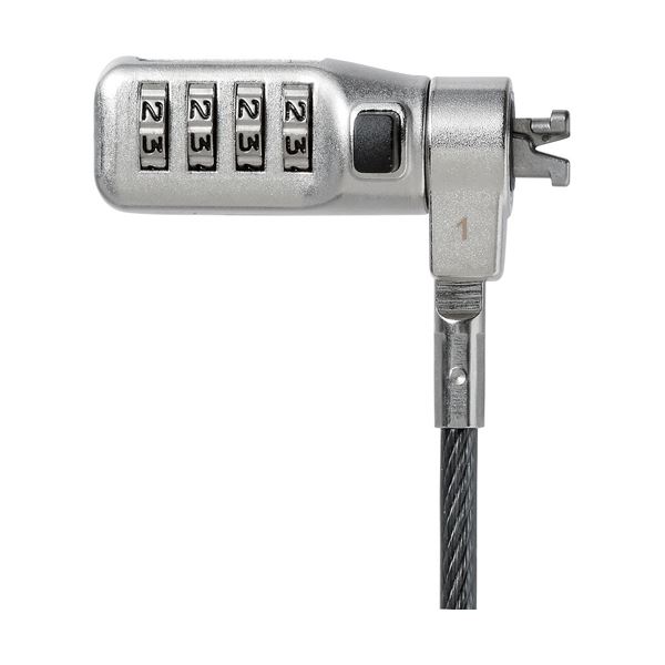 ELECOM エレコム PC機器 セキュリティワイヤーロックダイヤルシリンダー錠 （4桁） / MiniSaver （3×7）互換 ESL-401 1個