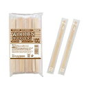 サンナップ ウッドマドラー 個包装 1パック (100本)【×50セット】 【お徳用 まとめ買い お買い得 業務用 割引 セット販売】 キッチン用品・食器・調理...