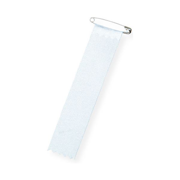 リボン 徽章ビラ 白 459-780【×100セット】 【お徳用 まとめ買い お買い得 業務用 割引 セット販売】