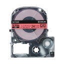 【キングジム 事務用品 KING JIM 文具 オフィス用品 文具】 テプラ PROテープカートリッジ インデックスラベル 24mm 赤 / 黒文字 SCY24R 1個 【×5セット】 【 まとめ買い お買い得 業務用 割引 オフィス用品 文房具 事務用品】 ラベルシール・プリンタ