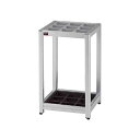 TRUSCO アルミ傘立て 9本立 TAK-9 1台 ( 掃除用品 文房具・事務用品 生活雑貨 オフィス用品 日用品雑貨 日用消耗品 文房具 お掃除 )