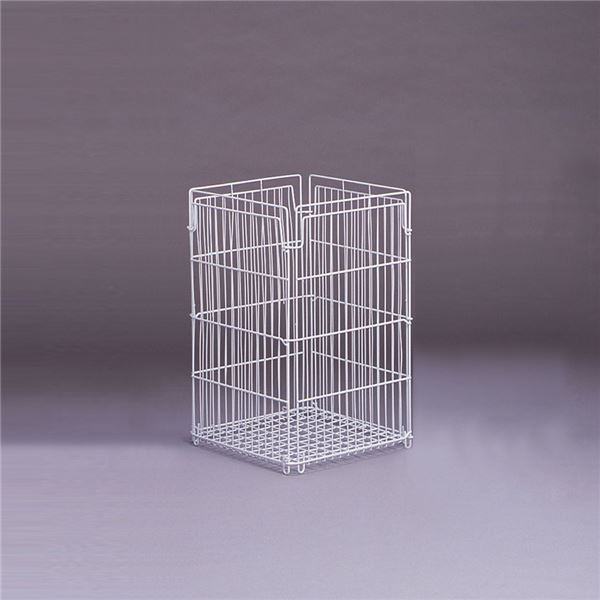 ダストボックス ゴミ箱 大 容量：約83L 90リットル用ポリ袋使用可能 ワイヤーバスケット 折りたたみ式 生活雑貨 （ 掃除用品 事務用品 清掃 オフィス用品 日用品雑貨 ゴミ箱 ダストボックス お掃除 ）