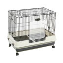 ラパン 掃除のしやすい広々ケージ ノワール 【 ペット用品 犬 犬用品 犬小屋 ケージ ゲート PET 犬 グッズ DOG 】