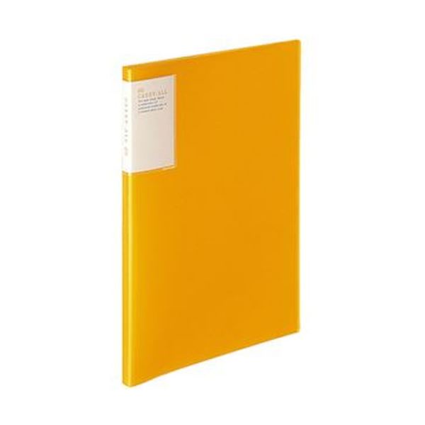 KOKUYO コクヨ クリヤーブック（キャリーオール）固定式 ・ 背ポケット A4タテ 20ポケット 背幅13mm オレンジ ラ-5001YR 1セット（6冊）【×5セット】 【 セット販売 まとめ買い 割引 オフィス 文房具 文具 業務用 オフィス用品 】