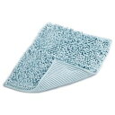 【30個セット まとめ買い】 吸水速乾 バスマット / お風呂マット 【36×50cm ブルー】 長方形 マイクロファイバー 『ソフワ』 〔脱衣所〕 【お徳用 まとめ買い お買い得 業務用 割引 セット販売】