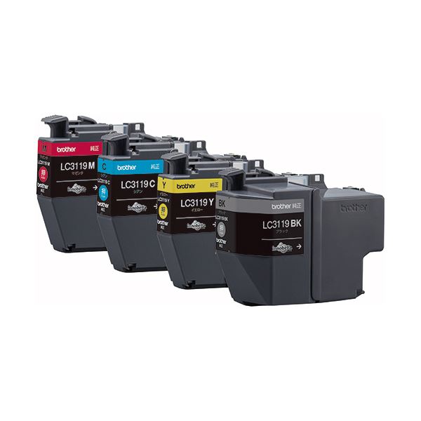 BROTHER ブラザー インクカートリッジ 4色パック大容量 LC3119-4PK 1箱 (4個:各色1個) 【×3セット】 【お徳用 まとめ買い 割引 セット販売】 プリンタ PCサプライ・消耗品 プリンターインク インク インクカートリッジ トナー ブラザー(BROTHER)用