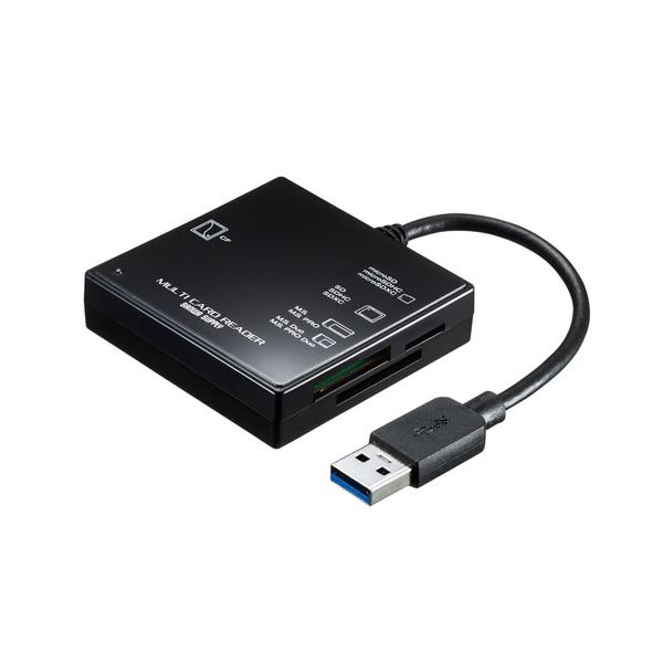 サンワサプライ USB3.1 マルチカードリーダー ADR-3ML39BKN コンパクトなマルチカードリーダデジタル家電 家電 パソコン・周辺機器 カードリーダー