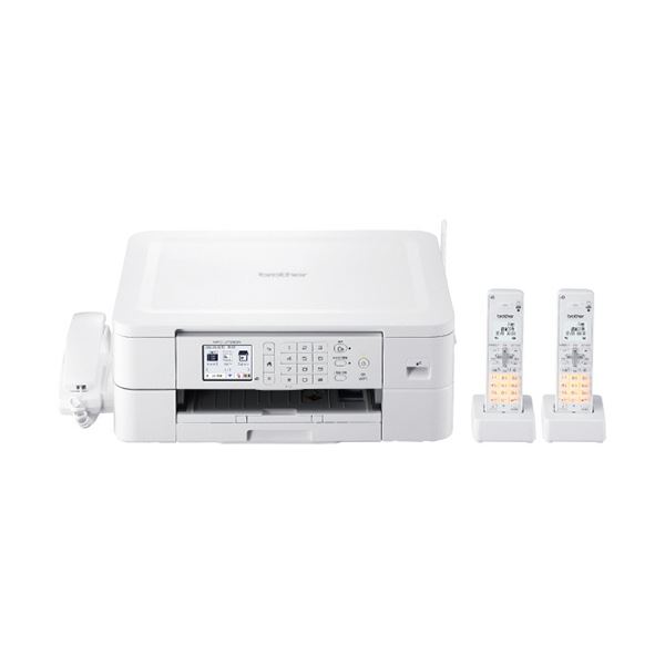 【BROTHER ブラザー工業】 事務用品 文具 プリンター機器 ブラザー PRIVIOインクジェット複合機 A4 FAX機能・子機2台付 MFC-J739DWN 1台