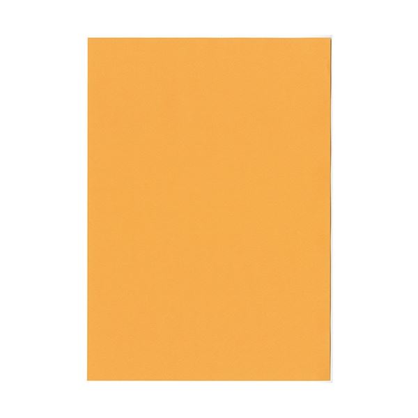 北越コーポレーション 紀州の色上質 A3 T目 超厚口 オレンジ 1箱 （400枚：100枚×4冊） プリンタ PCサプライ・消耗品 コピー用紙・印刷用紙 コピー用紙 コピー 紙 プリンタ用紙
