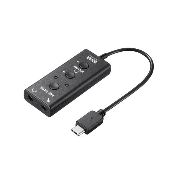 サンワサプライ USBオーディオ変換アダプタ （TypeC） MM-ADUSBTC1 AV デジタル デジタル家電 PC PC周辺機器 PCアクセサリー PCサプライ・消耗品 家電 パソコン・周辺機器