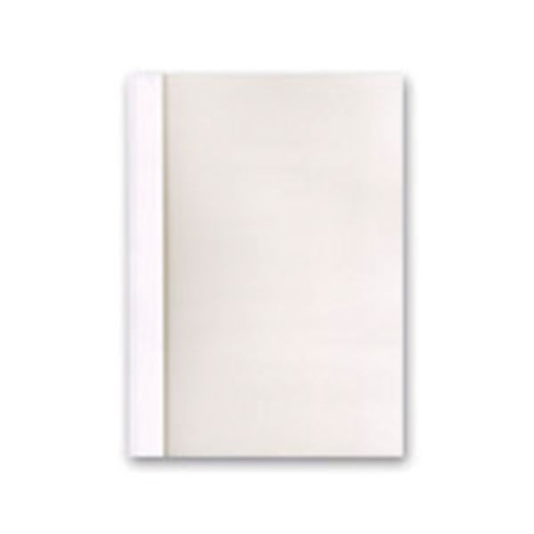 ジャパンインターナショナルコマースとじ太くん専用契約書カバー A4タテ 背幅3mm クリアホワイト 1セット （50冊：10冊×5パック） 【×3セット】 【お徳用 まとめ買い お買い得 業務用 割引 セット販売】 文房具・事務用品 文具 オフィス用品 文房具 事務用品