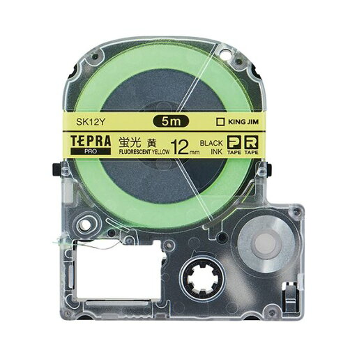 【キングジム 事務用品 KING JIM 文具 オフィス用品 文具】 テプラ PRO テープカートリッジ 12mm 蛍光イエロー / 黒文字 SK12Y 1個 【×10セット】 【 まとめ買い お買い得 業務用 割引 オフィス用品 文房具 事務用品】 ラベルシール・プリンタ 【キングジム 事務用品 KING JIM 文具 オフィス用品 文具】 テプラ PRO テープカートリッジ 12mm 蛍光イエロー / 黒文字 SK12Y 1個 【×10セット】 【 まとめ買い お買い得 業務用 割引 オフィス用品 文房具 事務用品】 ラベルシール・プリンタ