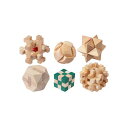 キヨラカ 木製パズル6個セット やわらかあたま君 MO-P01 木製パズル 知育玩具 おもちゃ おもちゃ パズル・立体パズル