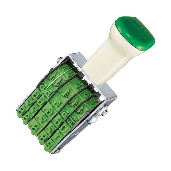 楽天開店10周年 SETAGAYA INTERIORKOKUYO コクヨ 回転印 欧文日付 2号5連明朝体 IS-D2 1セット（12個） 文具 オフィス用品 業務用 文具 オフィス 事務用品 事務 印鑑 スタンプ 朱肉