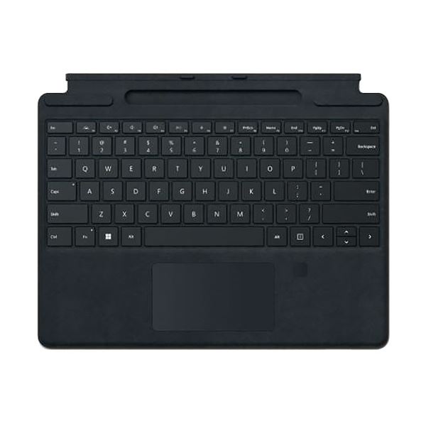 マイクロソフト Surface Pro指紋認証センサー付 Signatureキーボード （英語版） ブラック 8XG-00023O 1台