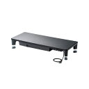 サンワサプライ USBハブ ・ 引出し付机上ラック MR-LC805BK【組立品】(3)