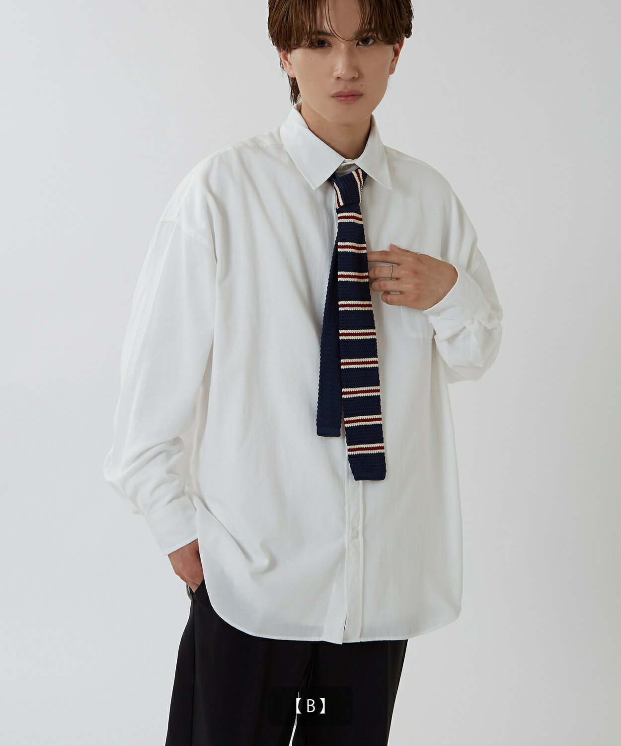 【SALE / 28%OFF】ネクタイ メンズ レディース ボーダー スクエアタイ スクエアエンド シンプル きれいめ ビジネス ベーシック トラッド セレクト アメカジ カジュアル 古着MIX 韓国ファッション