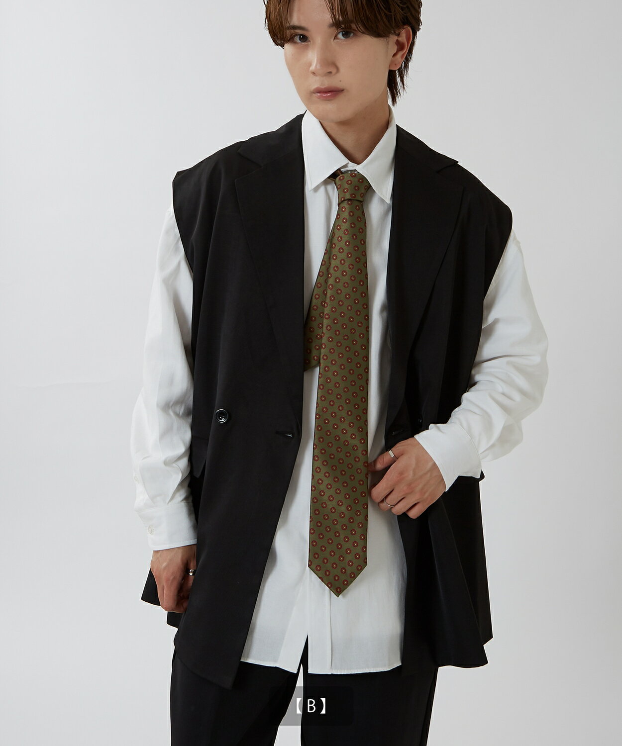 【SALE / 22%OFF】ネクタイ メンズ レディース 総柄 小紋 タイ シンプル きれいめ ビジネス ベーシック トラッド セレクト アメカジ カジュアル 古着MIX 韓国ファッション