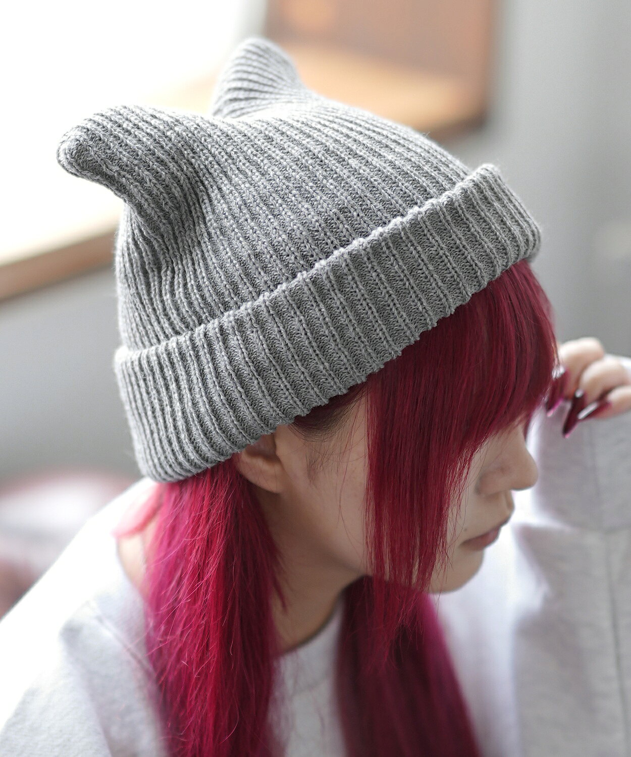楽天市場】ピンク（カラーグレー）（ニット帽｜メンズ帽子）：帽子