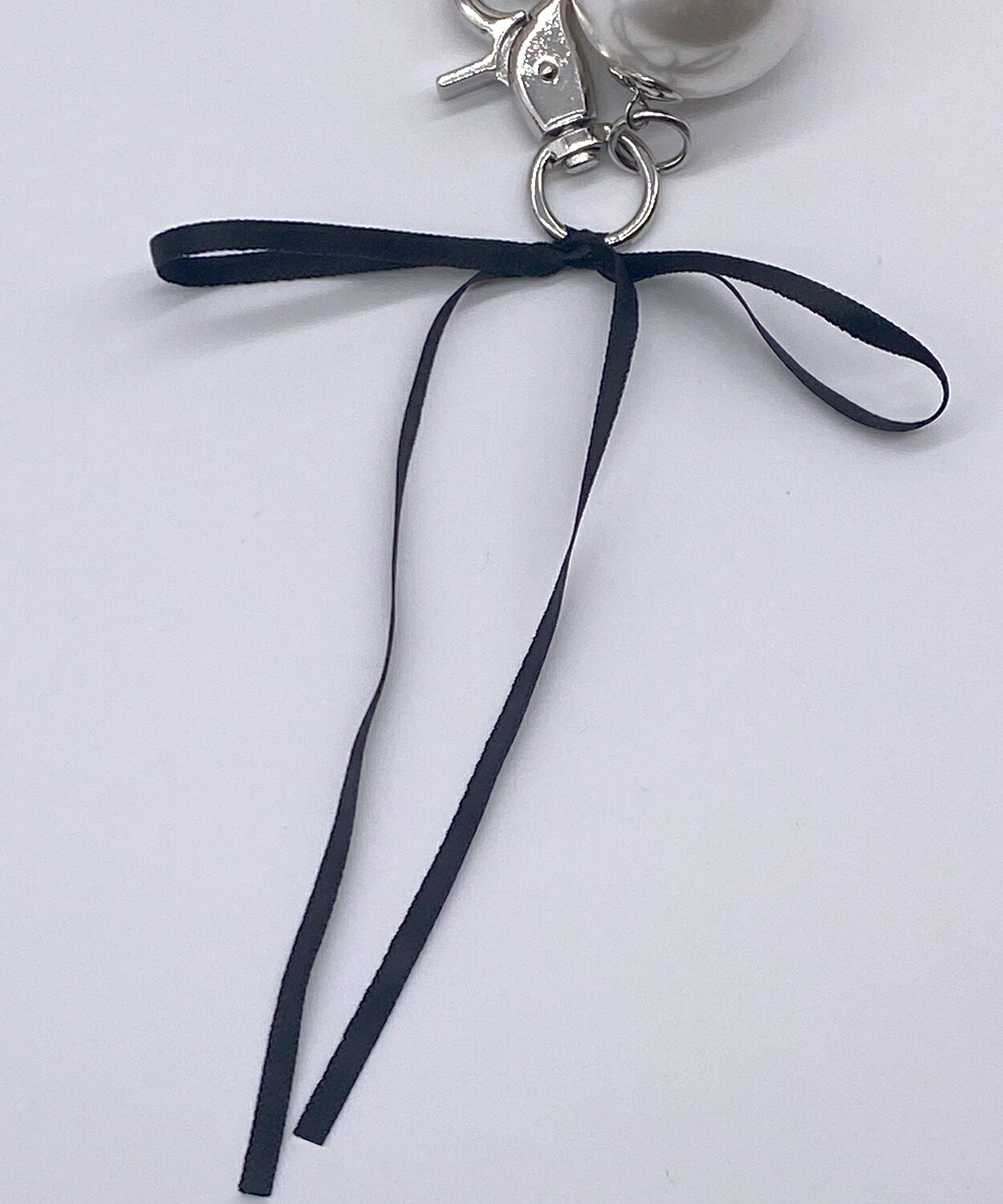 【SALE / 37%OFF】キーホルダー メンズ レディース ロングチェーン パール ボール ...