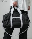 【SALE / 50%OFF】【SALE / 50%OFF】ボストンバッグ メンズ レディース カバン 鞄 通学 通勤 旅行 ストリート カジュアル 古着MIX 韓国ファッション ブラック(4)