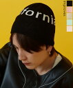 【SALE / 16%OFF】キャップ メンズ レディース ビーニー ニット 帽子 ロゴ ストリート スケーター アメカジ 古着MIX 韓国ファッション ブラッ...